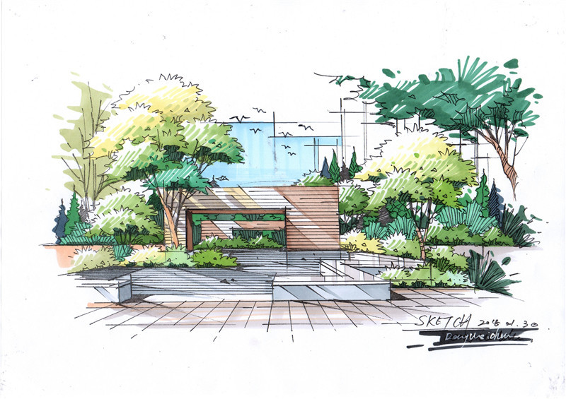 大禹景觀設(shè)計(jì)|空間|景觀設(shè)計(jì)|愛(ài)手繪大禹 